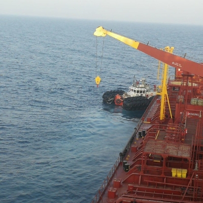 Pontoon Köprüsü için BV Çin Deniz Tamponu İyi Performans Demirleme Çamurluğu