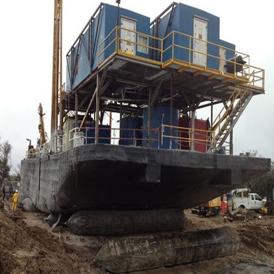 Silindirik Şişme Deniz Kauçuk Gemi Fırlatma Hava Yastığı