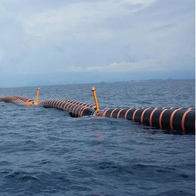 12.0m 300mm Çaplı Deniz Yüzer Kauçuk Yağ Hortumu
