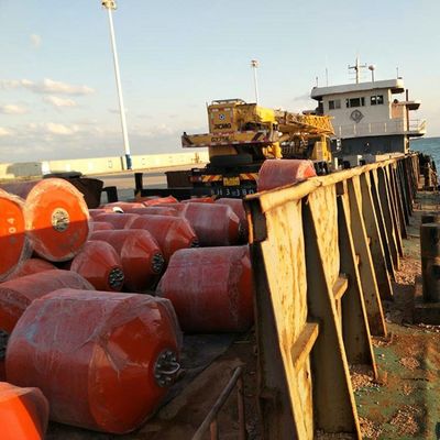 SGS Deniz Zinciri Yolcu Gemisi için Şamandıradan Geçirilmiş Poliüretan Takviye Demirleme Şamandırası