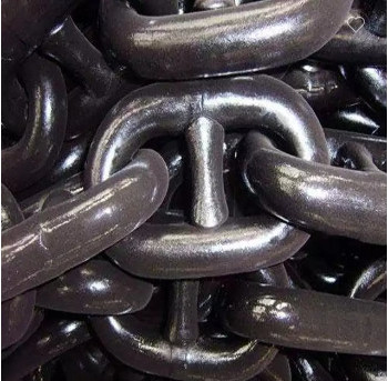 Ağır Güçlü Endüstriyel Siyah Finishing Drop Forge Short Link Chain Steel Galvanize Round Ship Anchor Chain