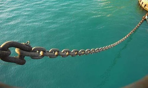 Ağır Güçlü Endüstriyel Siyah Finishing Drop Forge Short Link Chain Steel Galvanize Round Ship Anchor Chain