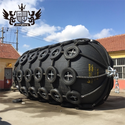 ISO 17357 Standart 50kPa/80kPa Yokohama Lastik Fender Piri ve Zinciriyle Denizci Yüzen Fender