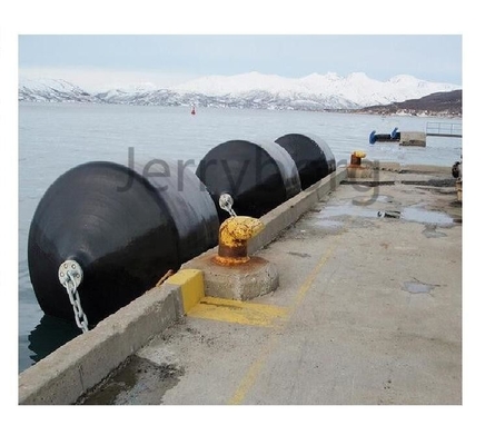 Sıkıştırma Kapalı hücre köpükle doldurulmuş yüzen Pontoon Fender Dock için Pvc fender