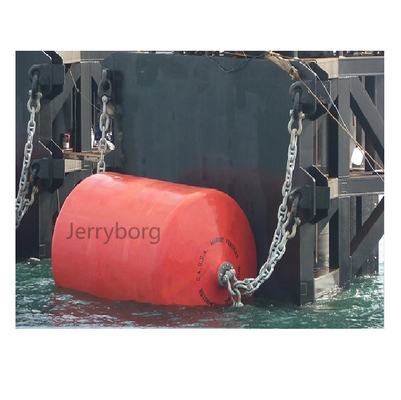 Sıkıştırma Kapalı hücre köpükle doldurulmuş yüzen Pontoon Fender Dock için Pvc fender