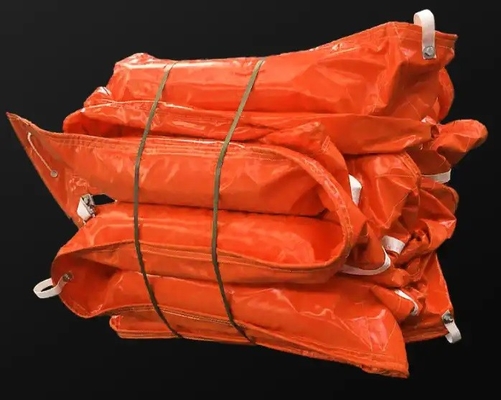 PVC Yüzen Bariyer Köpük Kauçuk Yağ Koruma Boomu Özel Konteyner Limanları/Göl/Denizaltı petrol boomu