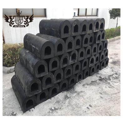 D Tip Kauçuk Fender Yüksek Kaliteli Jetty Fender Marine Kauçuk D Şekli Dock Bumper