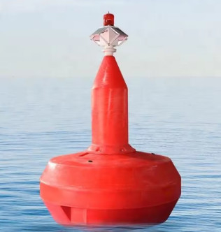Fabrika özelleştirilmiş Plastik Deniz Navigasyon Booyları Deniz Marker Ocean için Güneş Işığı ile Booy