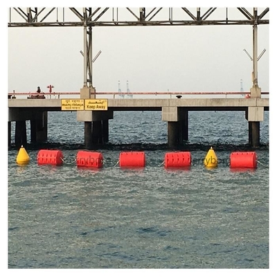 LLDPE plastik boru boya işaretleyici ponton yüzenler yüzen bariyer