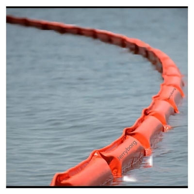 Su Alanı Sızıntı Sızıntıları için Turuncu Yüzen PVC Koruma Boom