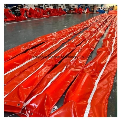 Su Alanı Sızıntı Sızıntıları için Turuncu Yüzen PVC Koruma Boom