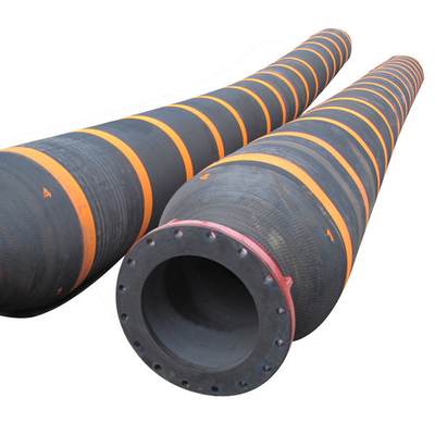 Lastik hortum 6 inç dalgalanmış boru 24 &quot;Yüzen Yağ Hortumu Denizcilik için Lastik Süzme Hortumu