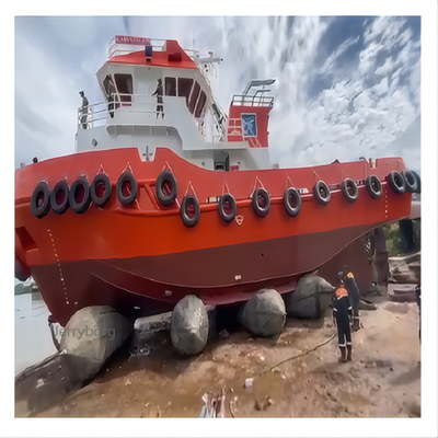 Deniz donanımı parçası Tekne iniş hava torbası tedarikçisi Gemi fırlatma