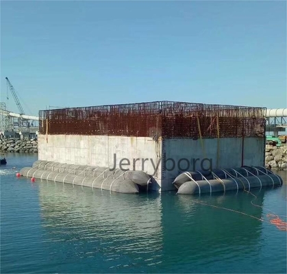 Gemi'nin fırlatılması için deniz lastik kaldırma kurtarma şişme hava balonu hava yastığı