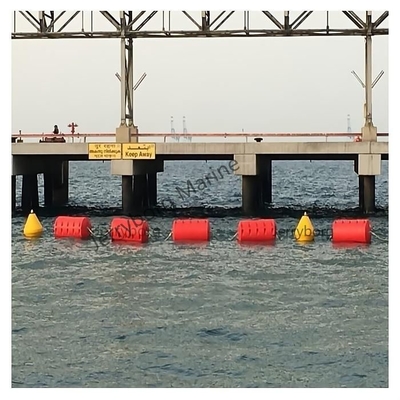 Yüksek Güçlü Plastik Su Dalga Kırakları Deniz Limanı için Yüzen Bariyerler