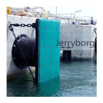 Süper hücreli kauçuk tampon fender Dock Marine kauçuk fender ön panel ile