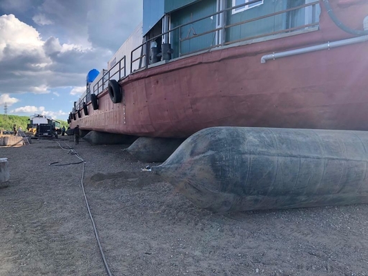 Gemi Fırlatma Yüzer Deniz Hava Yastığı Doğal Kauçuk Rulo Çanta 1.5m * 15m