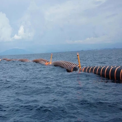 Sıvılar 12.0m Uzunluk Kauçuk Yüzer Deniz Yağı Hortumu
