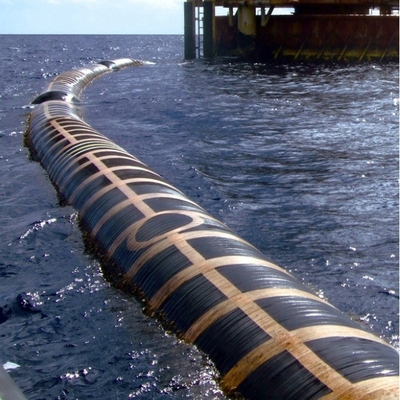 12.0m 300mm Çaplı Deniz Yüzer Kauçuk Yağ Hortumu