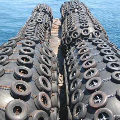İskele Şişme Kauçuk Çamurluk için ISO17358 CCS Yokohama Pnömatik Çamurluk
