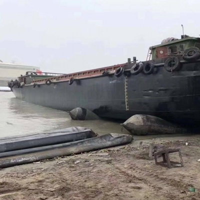 BV Sertifikası ile Tekne Fırlatma Kauçuk Hava Yastığı Doğal Kauçuk Rulo Torbalar