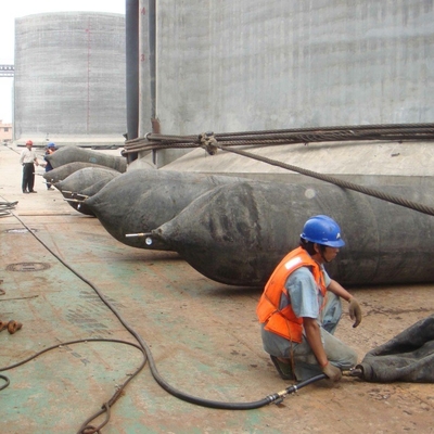 CCS Sertifikası ile Ağır Kaldırma Hava Yastığı Doğal Kauçuk Deniz Şişme Hava Yastığı