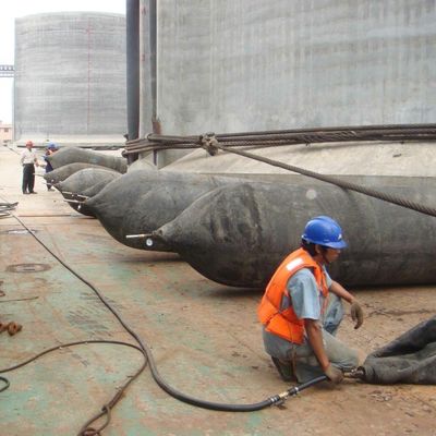 Dayanıklı Yüzer Gemi Fırlatma Deniz Kauçuk Hava Yastığı