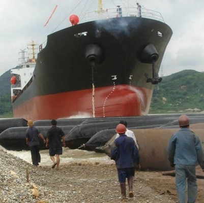 Yüksek Kaliteli Patlama Karşıtı Deniz Lastik Hava Yastığı Gemi Başlatma ve Ağırlık kaldırma ve kurtarma için