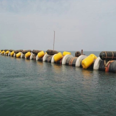 1.2m * 15m Doğal Kauçuk Deniz Hava Yastığı Şişme Ağır Ağırlıklar Kaldırma Hava Yastığı
