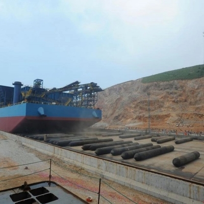 Gemi Fırlatma Doğal Kauçuk Makaralı Çantalar Şişme Deniz Botu Hava Yastığı