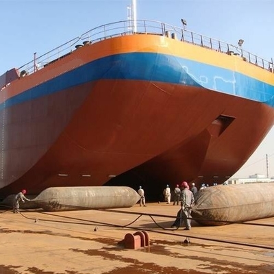 Gemi Fırlatma Doğal Kauçuk Makaralı Çantalar Şişme Deniz Botu Hava Yastığı