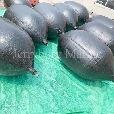 Nakliye Başlatma için 1.5m * 15m Şişme Deniz Hava Yastıkları